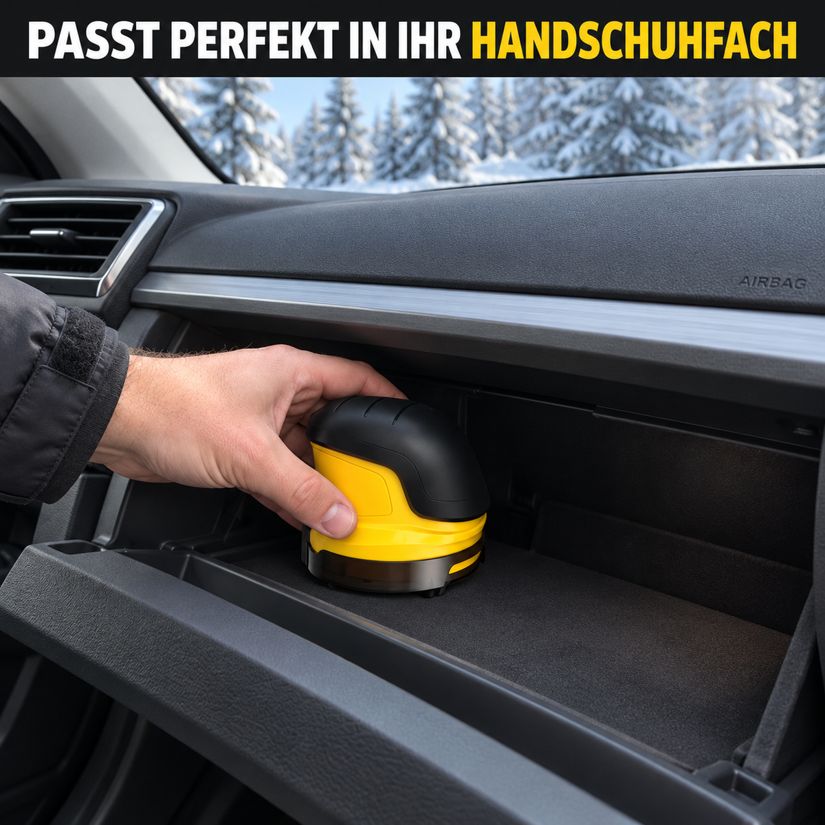 FrostKlar® – Elektrischer Eiskratzer für dein Auto